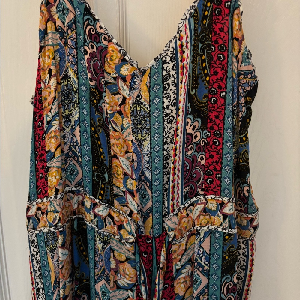 Multicolor Striped jumpsuit - Picture 3 of 4